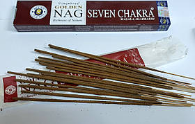 Натуральні пахощі Golden Nag Palo Sant Golden Nag Seven Chakra (Сьома Чакра)