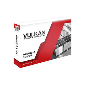 Радіатор алюмінієвий Vulkan 500/96, фото 2