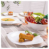 Тарілка Luminarc Carine White обідня квадратна d-26 см 5604H LUM, фото 2