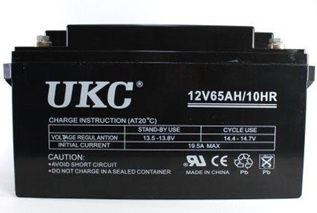 Гелевый акумулятор UKC 12V  65A, фото 1
