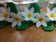 Пневмогирлянда (пневмоцветы, надувні квіти) Нарциси 10 м.