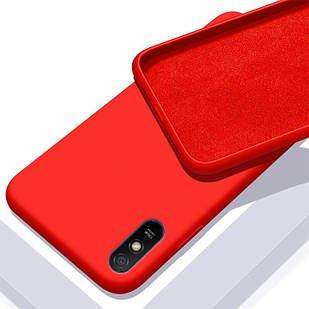 Silicone case full для Samsung M01 (M015) Red