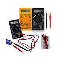 Мультиметр (тестер) DT-830B з щупами та батарейкою "Крона" 9 V