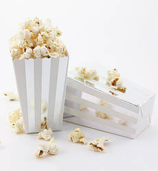 Коробочки для солодкого і попкорну "Line", (6 шт), 11.5*7*5 см., Польща