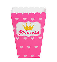 Коробочки для солодкого і попкорну "Princess", (5 шт.), висота - 14 см., Україна