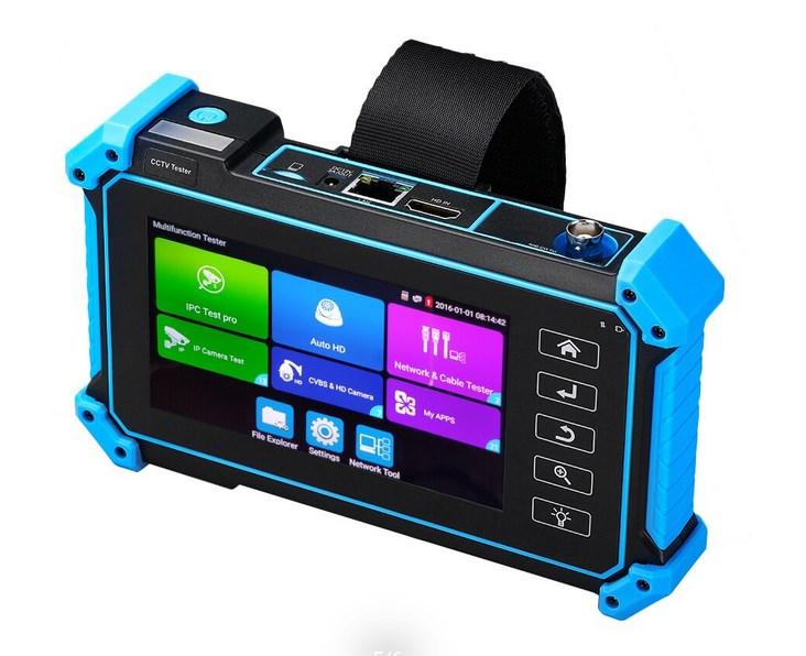 Сервісний монітор-тестер  IPC-5100 Plus 8MP IP CVI TVI AHD 8MPonvif POE 12в, Wi-Fi тестер відеосигналу, фото 1