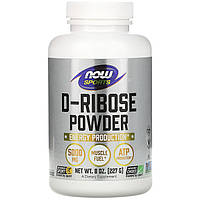 D-рибоза в порошке NOW Foods, Sports "D-Ribose Powder" активирует производство энергии (227 г)