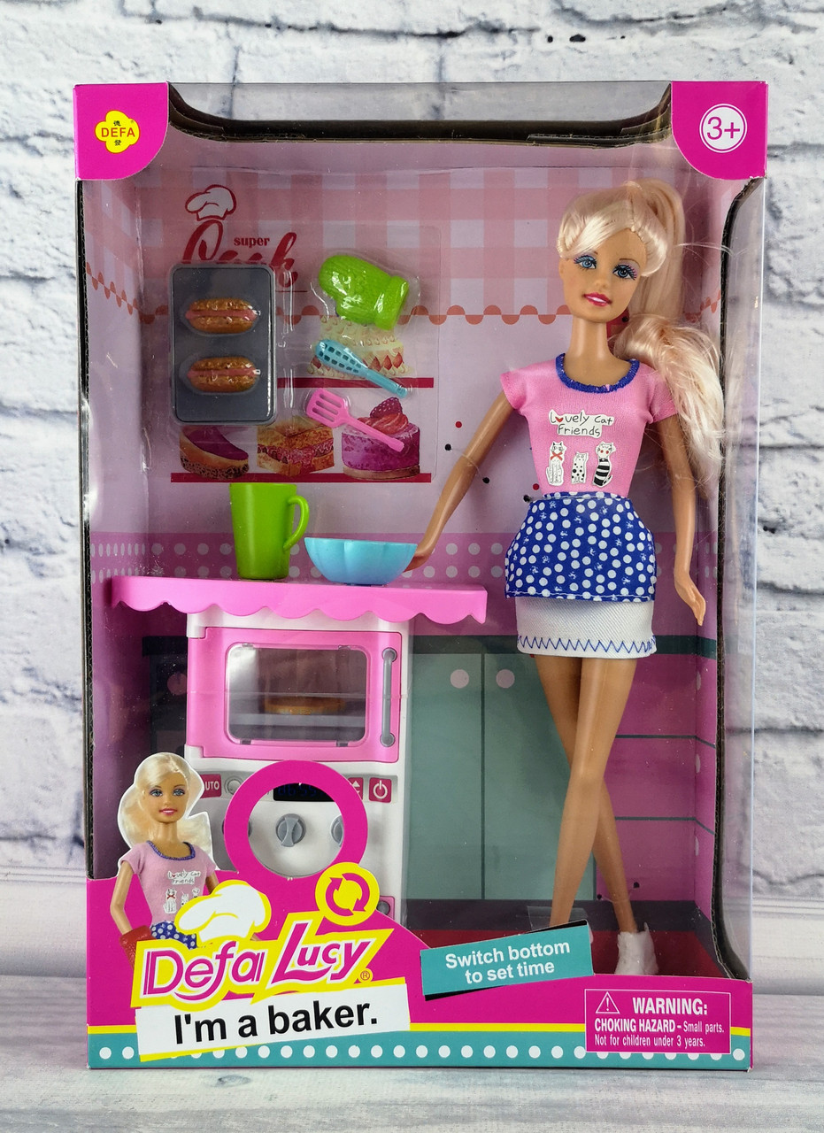 Купить Кукла Барби Кухня В коробке 8421 Defa Lucy, цена 555 ₴ — Prom.ua ...