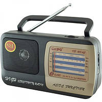 Портативный радиоприемник на батарейках KIPO Радио KB 409 Fm радиоприемник от сети и батареек Fm радио
