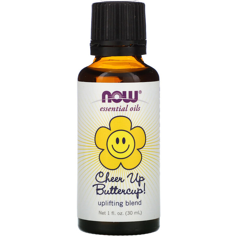 Ефірна олія NOW Foods, Essential Oils "Cheer Up Buttercup" бадьорлива суміш (30 мл)