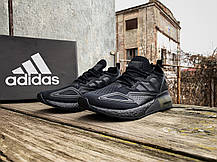 Чоловічі кросівки Adidas ZX 2K Boost чорні, фото 5