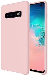 Чохол Silicone case для Samsung Galaxy S10 Plus Pink
