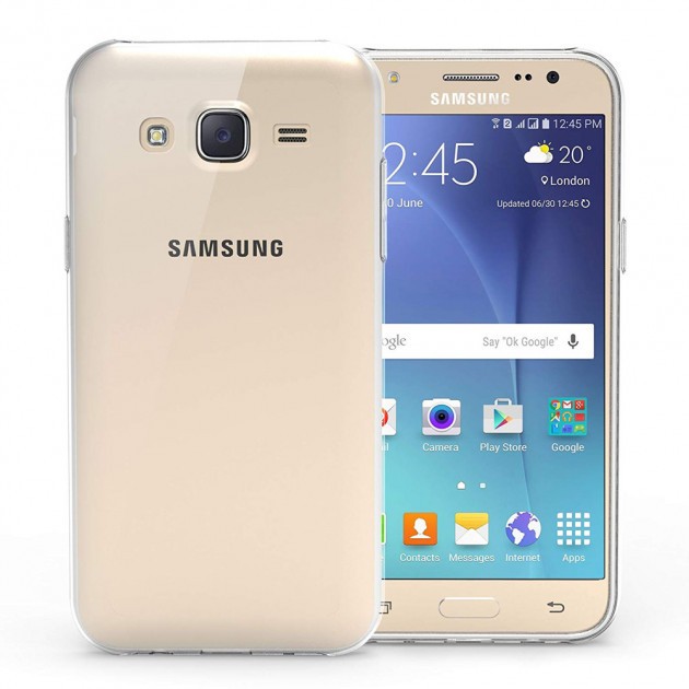 Чохол для Samsung Galaxy J5 2015 (J500) силіконовий бампер прозорий, фото 1