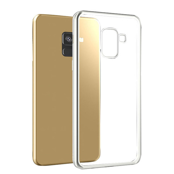 Чохол для Samsung Galaxy A8 Plus 2018 (A730) силіконовий бампер прозорий, фото 1