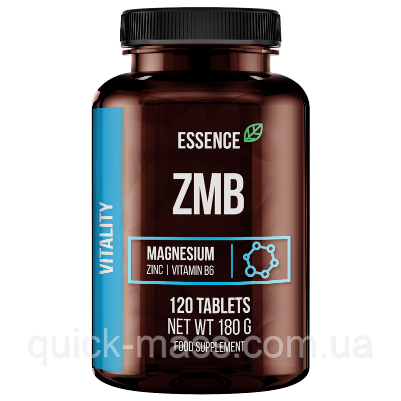 Комплекс вітамінів цинк, магній і Вітамін В6 Essence ZMA 120 tabl