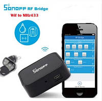 Sonoff RF Bridge WiFi 433 MHz умный вайфай радио мост умный дом подключение ворот управление сигнализацией