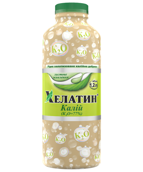Хелатин калій 1.2 л мінеральне добриво