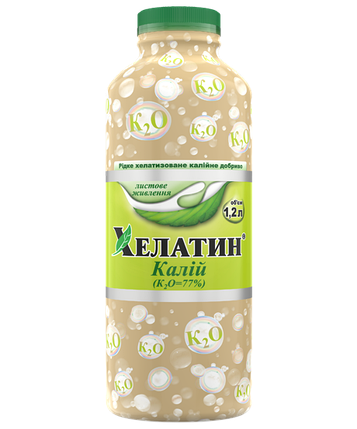 Хелатин калій 1.2 л мінеральне добриво, фото 1