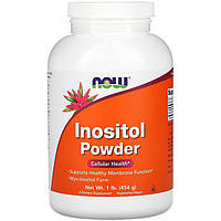 Инозитол NOW Foods "Inositol Powder" поддержка здоровья на клеточном уровне, чистый порошок (454 г)