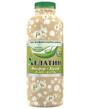Мікродобриво у хелатній формі Хелатин фосфор калій 1,2 л, фото 1