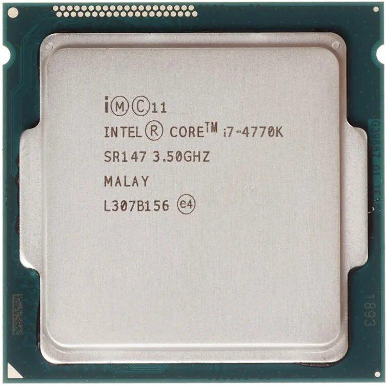 Б/В, Процесор, Intel Core i7-4770k, s1150, 4 ядра, 8 потоків, 3.5 гГц