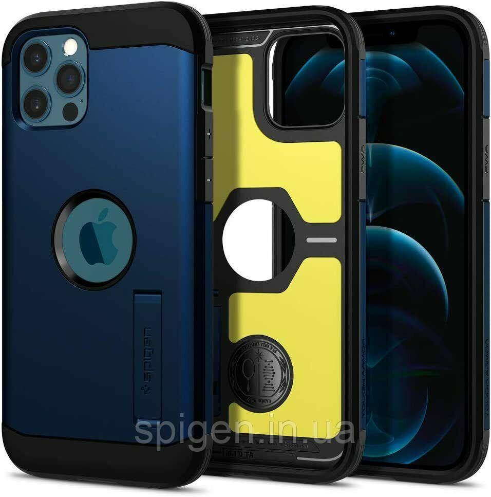 Чохол Spigen для iPhone 12 / 12 Pro Tough Armor, XP Navy Blue
