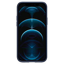 Чохол Spigen для iPhone 12 / 12 Liquid Pro Air Navy Blue, фото 6