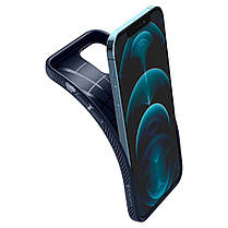 Чохол Spigen для iPhone 12 / 12 Liquid Pro Air Navy Blue, фото 5