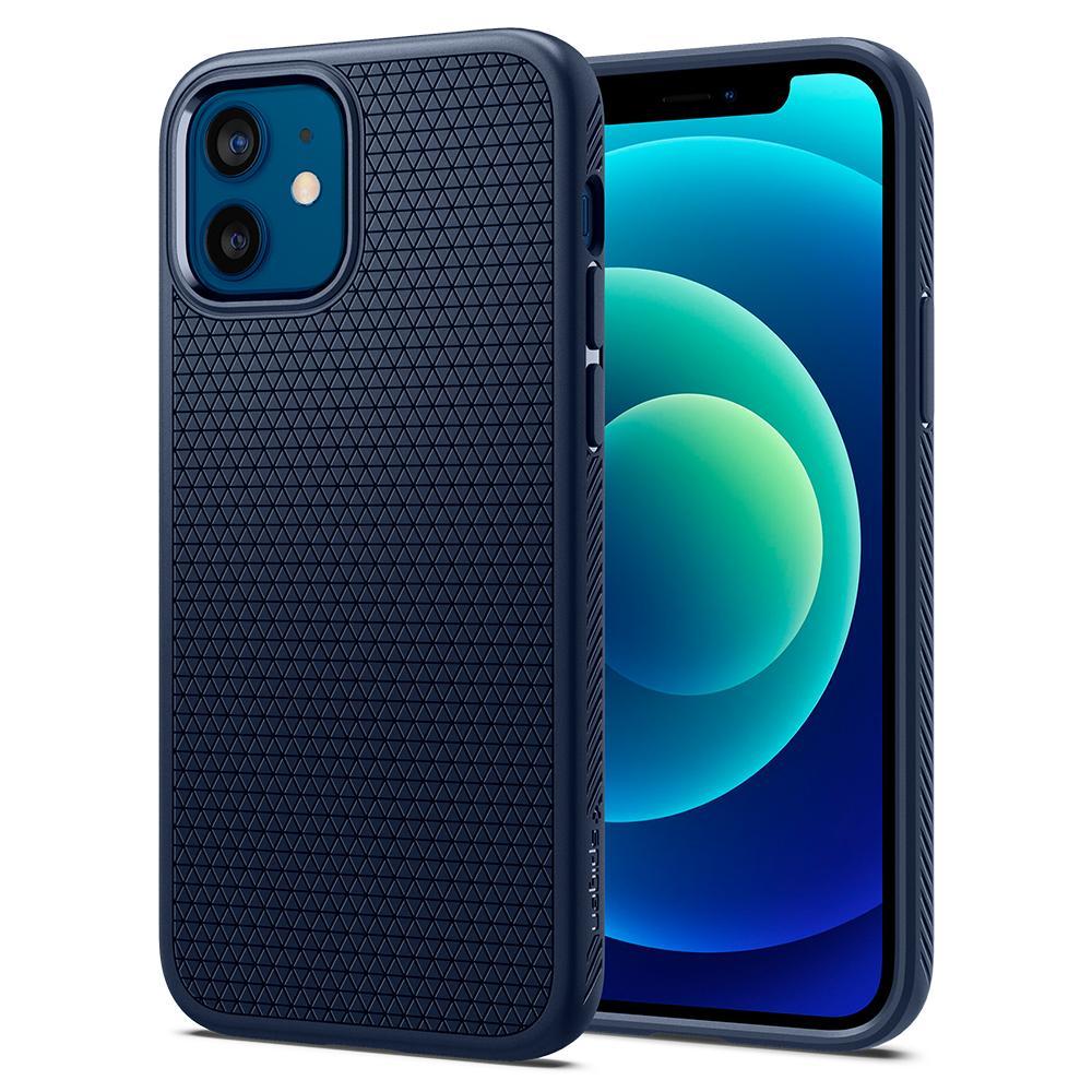 Чохол Spigen для iPhone 12 / 12 Liquid Pro Air Navy Blue