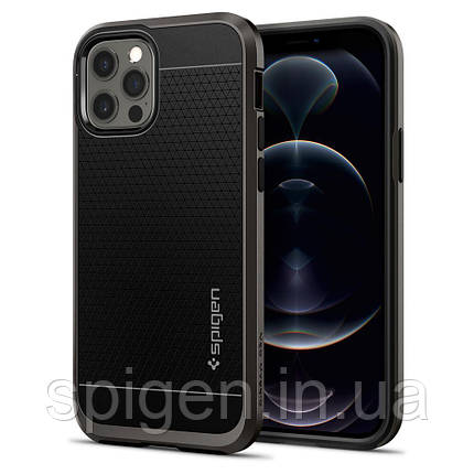 Чохол Spigen для iPhone 12 / 12 Pro - Neo Hybrid, Gunmetal, фото 1