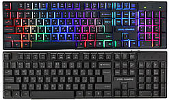 Клавіатура з підсвіткою JEDEL K500+ Black