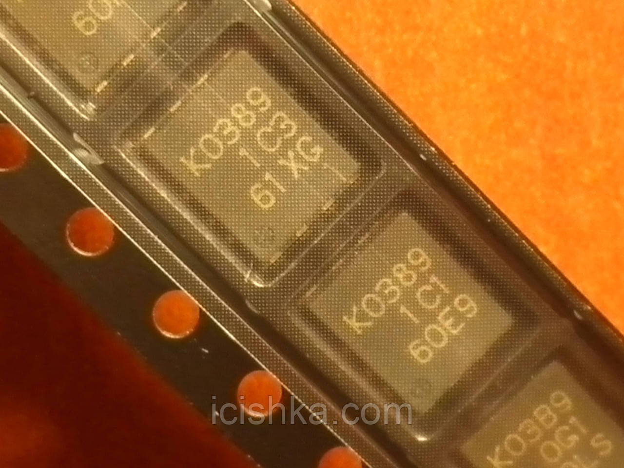 RJK0389DPA / K0389 6*4mm - Dual N-Channel MOSFET with Schottky Diode, 30V 15+20A
