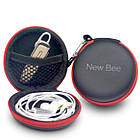 Чохол-футляр New Bee для навушників і bluetooth гарнітур. Кейс для зберігання навушників, фото 3