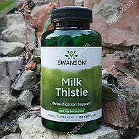 Экстракт расторопши Swanson Milk Thistle 500 мг 100 капсул