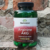 Аргинин Swanson Arginine AKG 1 г (Сердечно-сосудистое здоровье) 90 капсул