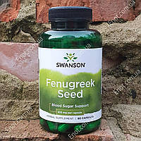 Семена Пажитника Swanson Fenugreek Seed 610 мг (Шамбала) 90 капсул