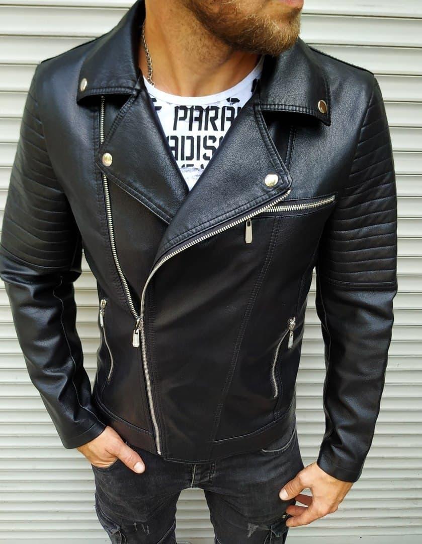 Куртка кожаная RockMerch - купить с доставкой по выгодным ценам в интернет-магаз