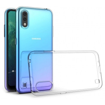 Чохол для Samsung Galaxy A7 2018 силіконовий прозорий бампер, фото 1