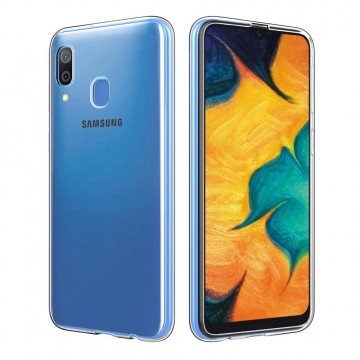 Чохол для Samsung Galaxy A7 2018 силіконовий прозорий бампер