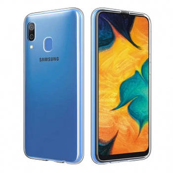 Чохол для Samsung Galaxy A7 2018 силіконовий прозорий бампер