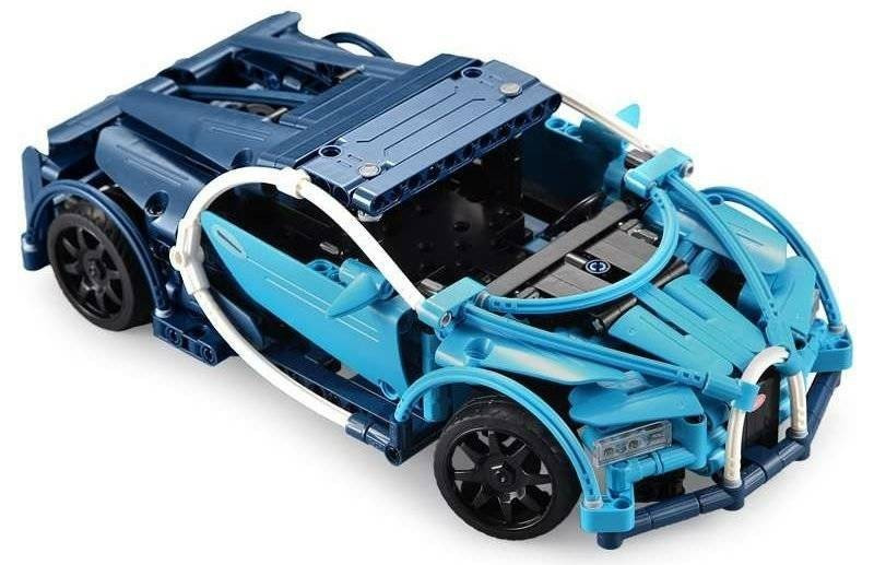 Конструктор на радіокеруванні CaDa Technic Синій спорткар C51053W дитячий 419 деталей пульт Када