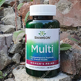 Вітаміни для жінок Swanson Multi women's Prime 90 таблеток