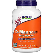 D-манноза NOW Foods "D-Mannose Pure Powder" чистий порошок (170 г)