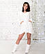 Теплий махровий халат Eirena Nadine (white 40-573) білий на зріст 140, фото 4