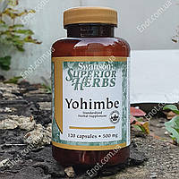 Бустер тестостерона Swanson Yohimbe Йохимбе 500 мг 120 капсул