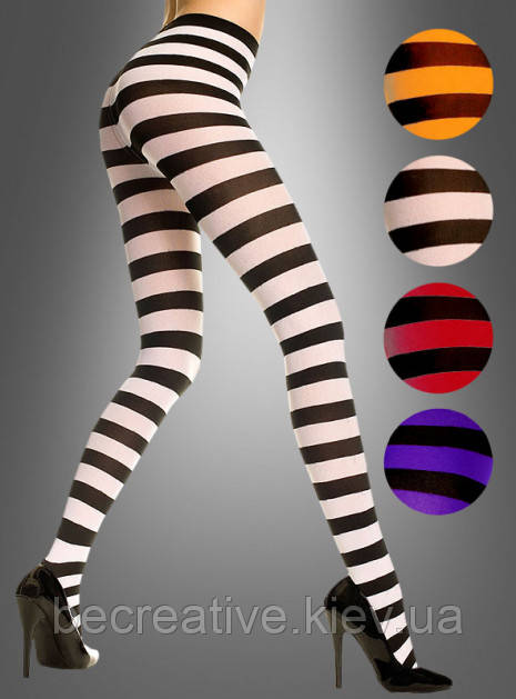 Жіночі смугасті колготки