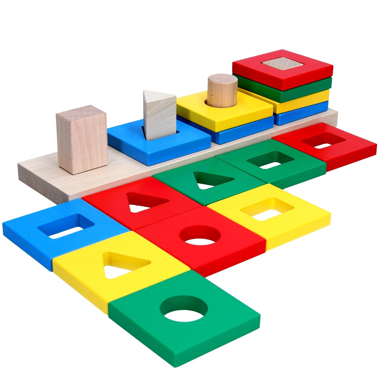 Пірамідка сортер Кольоровий квартет Komarovtoys А344