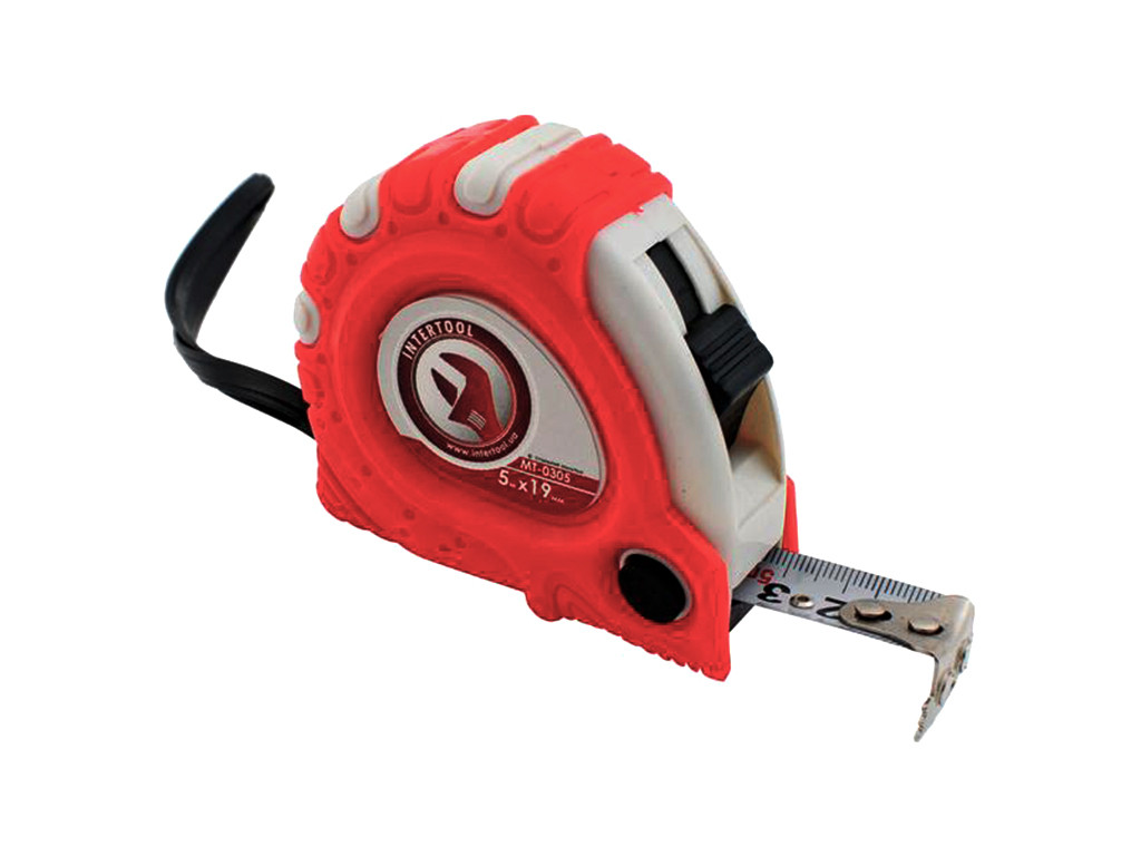 Рулетка магнітна Intertool 8 м, фото 1