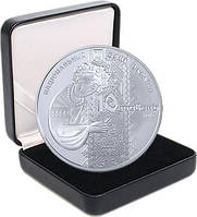 Серебряная монета НБУ "Украинская вышиванка"