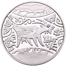 Срібна монета НБУ "Рік Кози", фото 3